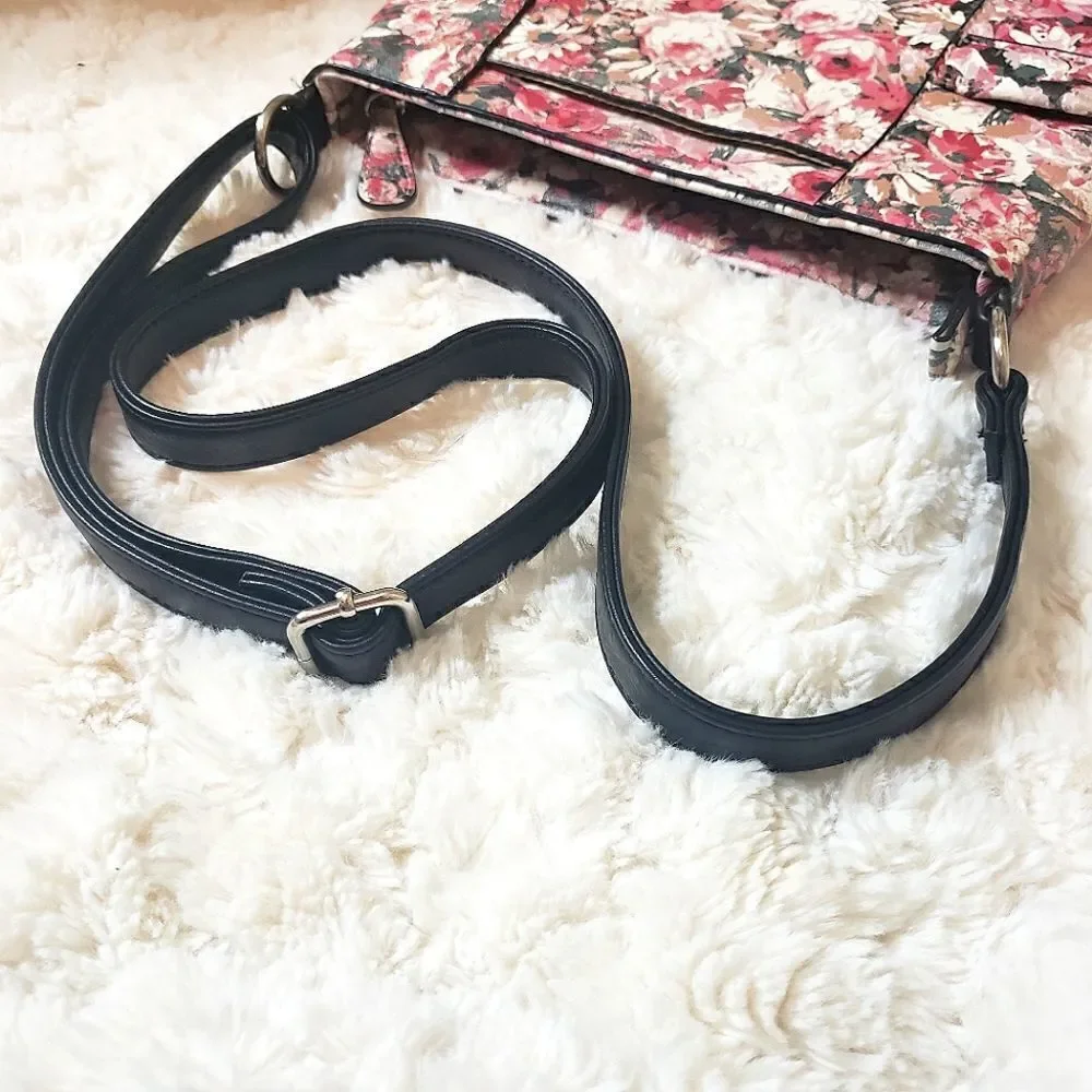 Nicole Miller Floral Crossbody Purse